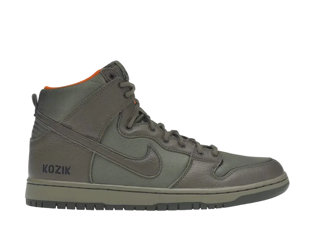 ナイキ SB ダンク ハイ フランク コジック "スティール グリーン/オリーブ カーキ サーフティ オレンジ"