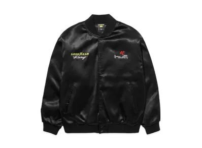 HUF x GOODYEAR Touring Satin Jacket "Black"