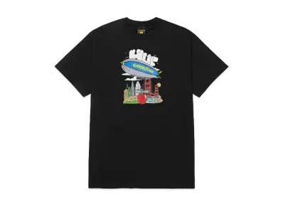 HUF x GOODYEAR Discover Tee "Black"