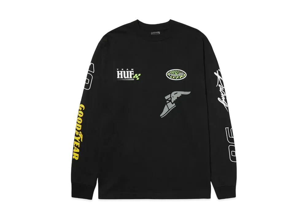 HUF x GOODYEAR Performance LS Tee "Black"