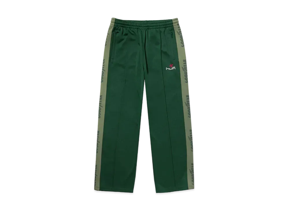HUF x GOODYEAR Touring Track Pant "Forest Green"