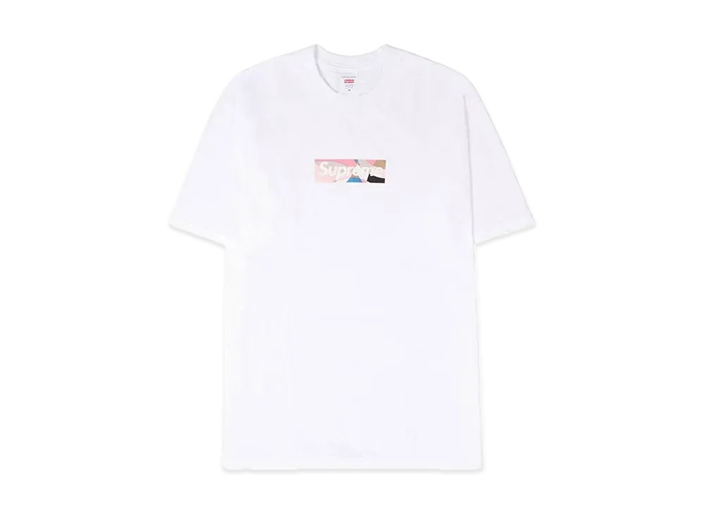 Supreme / Emilio Pucci® Box Logo Tee "White/Pink"
