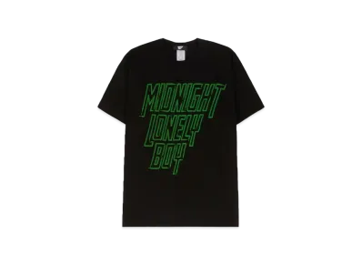 【SNKRDUNK HARAJUKU EXCLUSIVE】 MIDNIGHT LONELY BOY LACE LOGO T-SHIRT "GREEN"