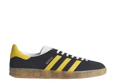 GUCCI × adidas Gazelle "Core Black/Yellow"
