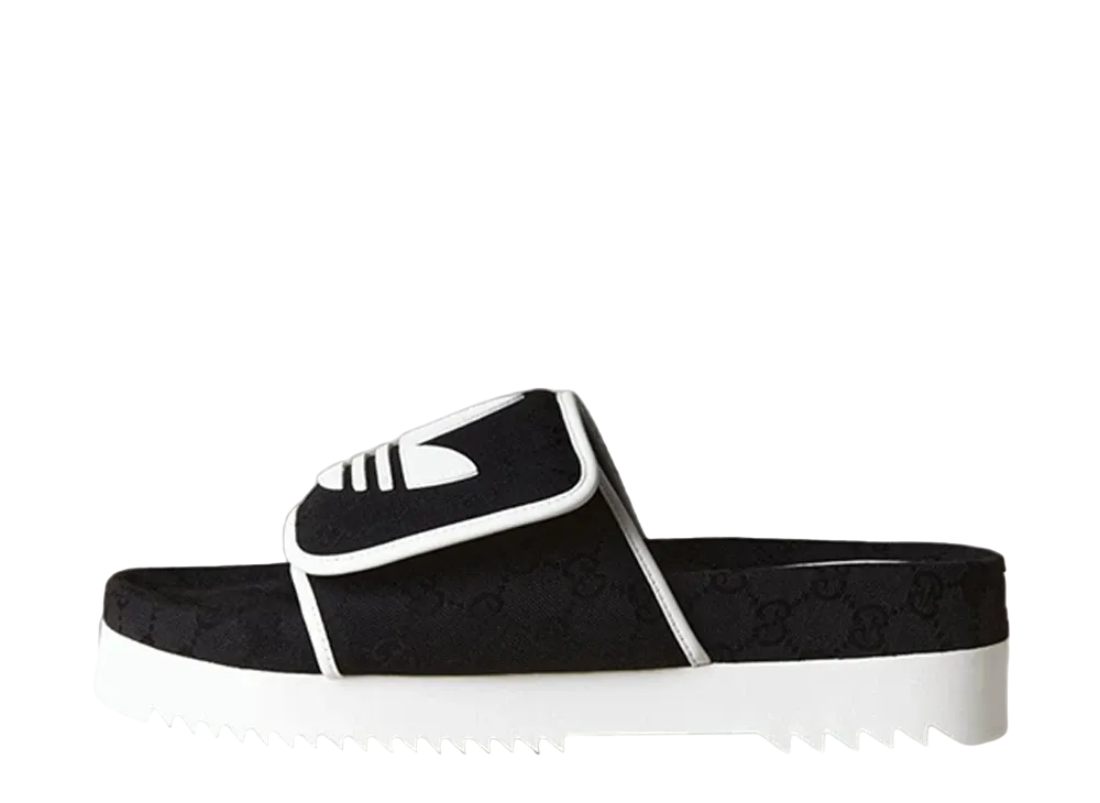 GUCCI × adidas Slide Sandal "Core Black"