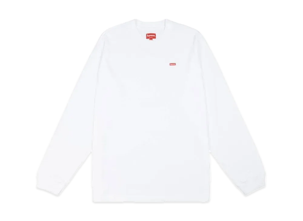 シュプリーム スモール ボックス L/S Tシャツ "ホワイト"(23SS)