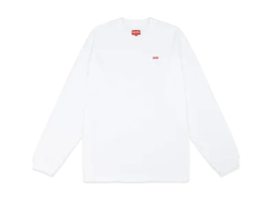 Supreme Small Box L/S Tee "White"(23SS)