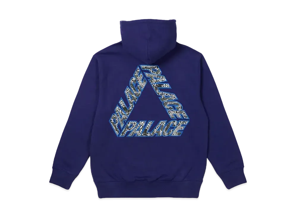 PALACE P-3 Snake Applique Hood "Navy"