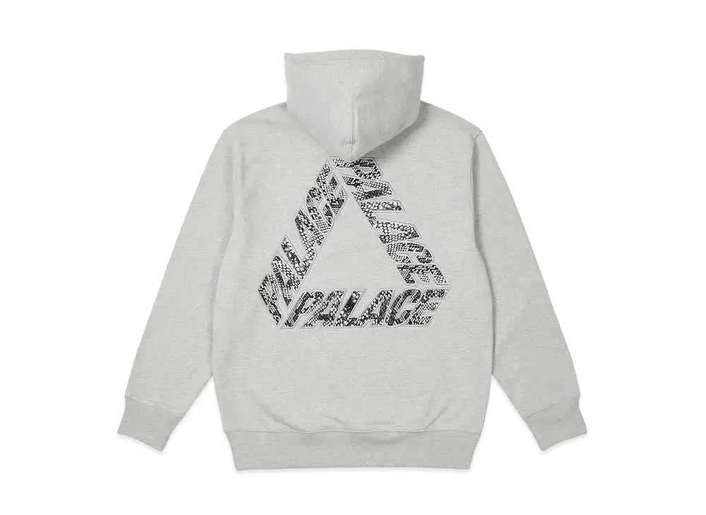 PALACE P-3 Snake Applique Hood "Grey Marl"