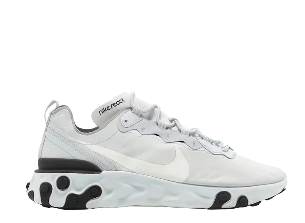 Nike React Element 55 "Pure Platinum/Thunder Grey"