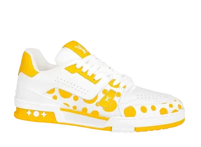 Yayoi Kusama × Louis Vuitton Trainer Line Sneaker Infinity Dots "Jaune"