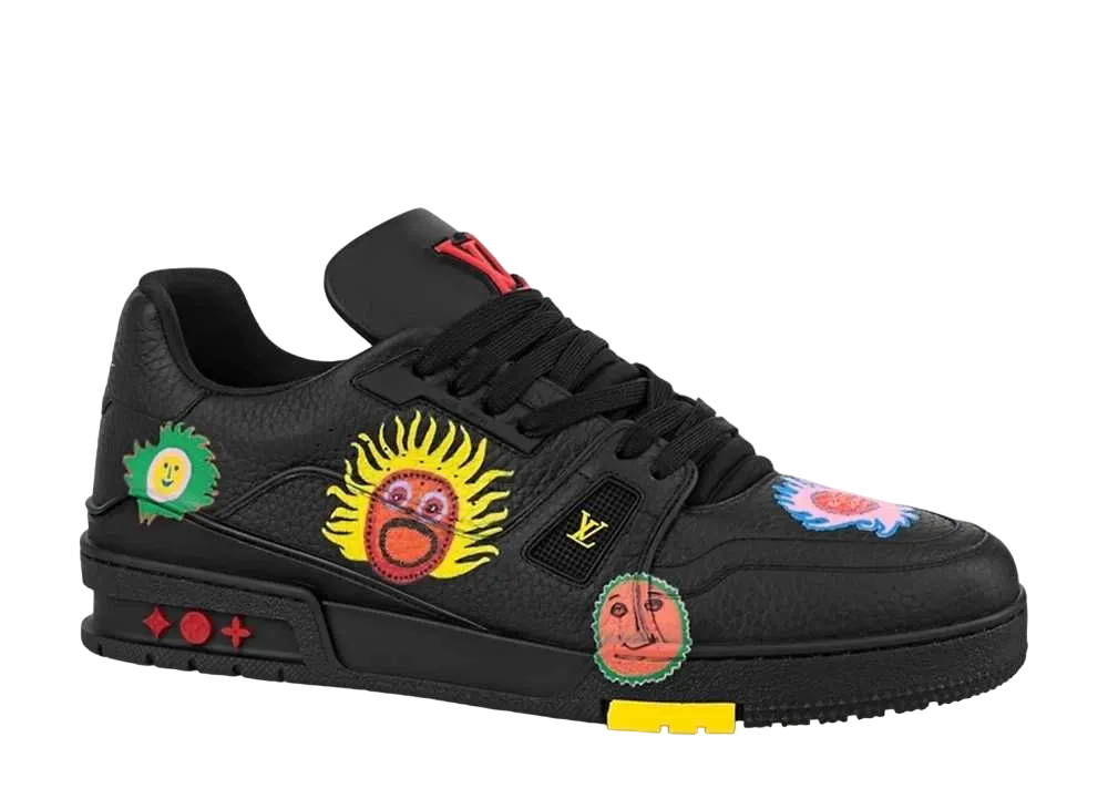 Yayoi Kusama × Louis Vuitton Trainer Line Sneaker My Eternal Soul "Noir"