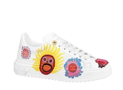 Yayoi Kusama × Louis Vuitton Women's Timeout Line Sneaker My Eternal Soul "Blanc"