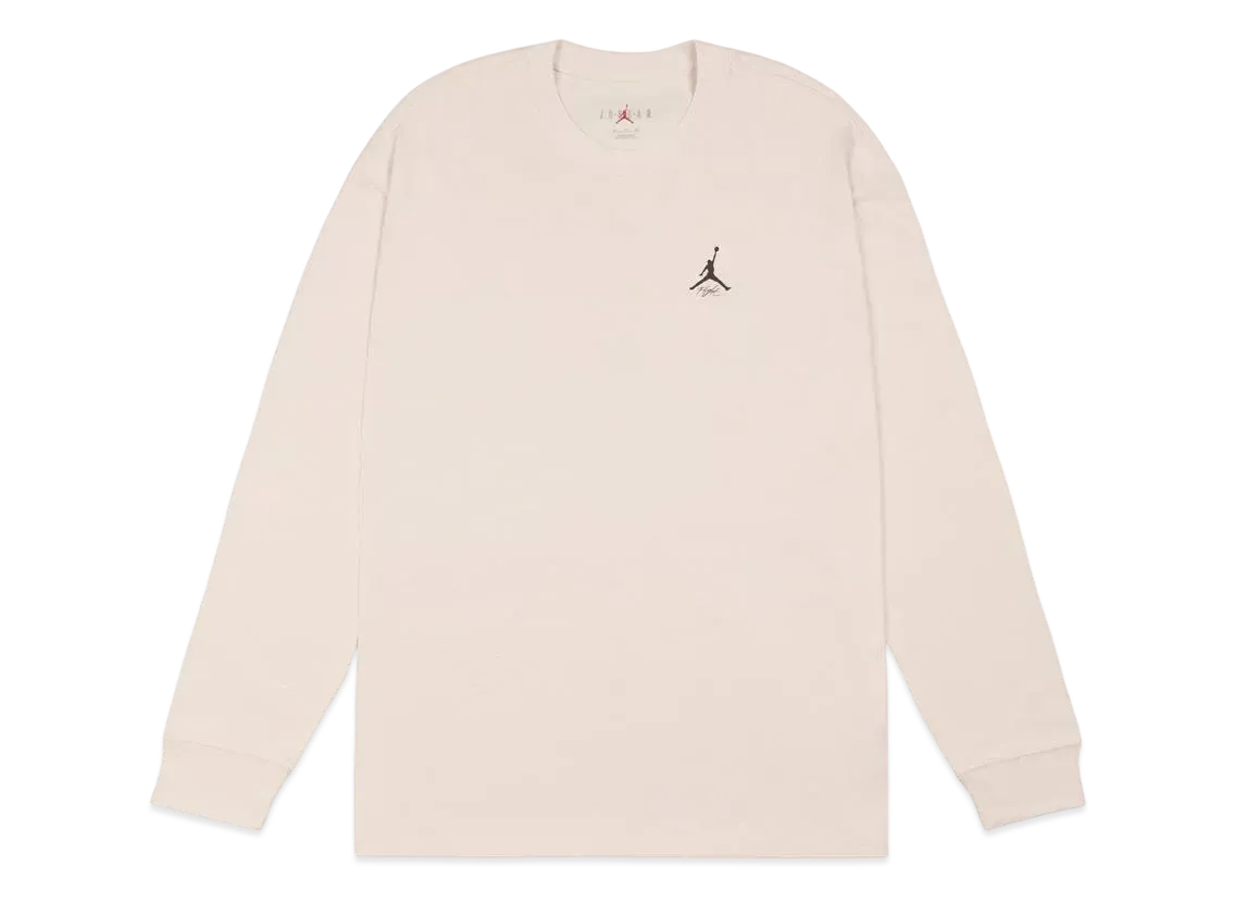 Jordan Heritage Long Sleeve Tee "White"