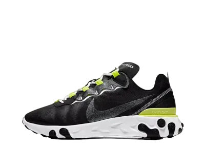 Nike Women's React Element 55 "Black/Lemon Venom"