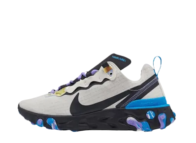 Nike Women's React Element 55 "Off Noir/Blue"