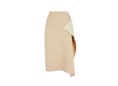 FENDI Skirt Wool "Beige"