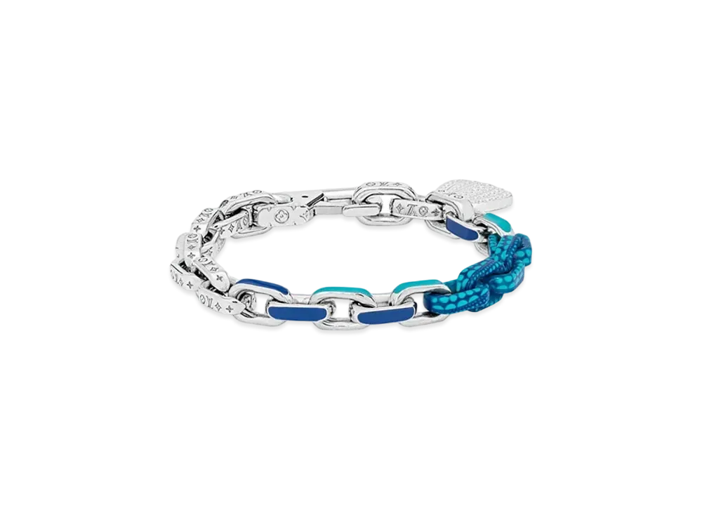Louis Vuitton x Yayoi Kusama Paradise Chain Bracelet Pumpkin "Blue"