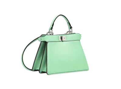 FENDI Peekaboo I See U Petite Padded Nappa Leather Bag "Green"