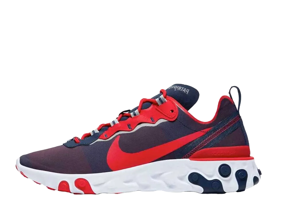 NFL × ナイキ リアクト エレメント 55 "ニュー イングランド ペイトリオッツ"