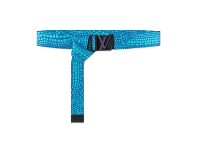 Louis Vuitton x Yayoi Kusama LV Webbing Belt Pumpkin "Blue"
