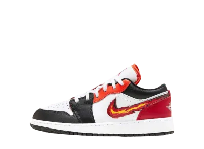 Nike GS Air Jordan 1 Low "Flaming Swoosh"
