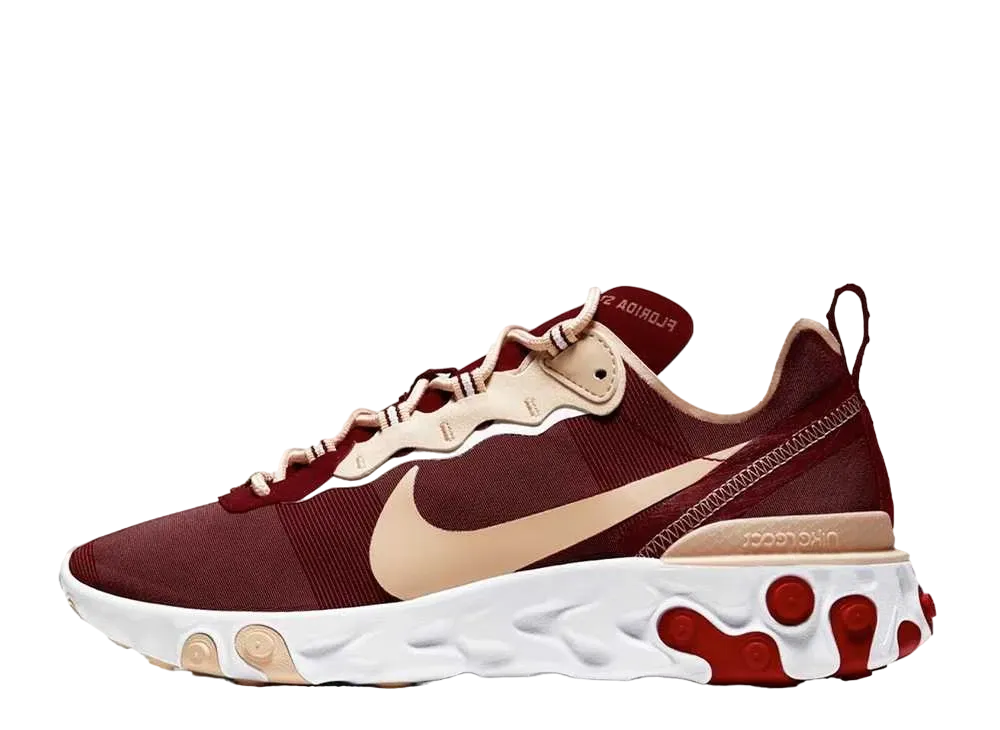 ナイキ リアクト エレメント55 FSU "チームマルーン"