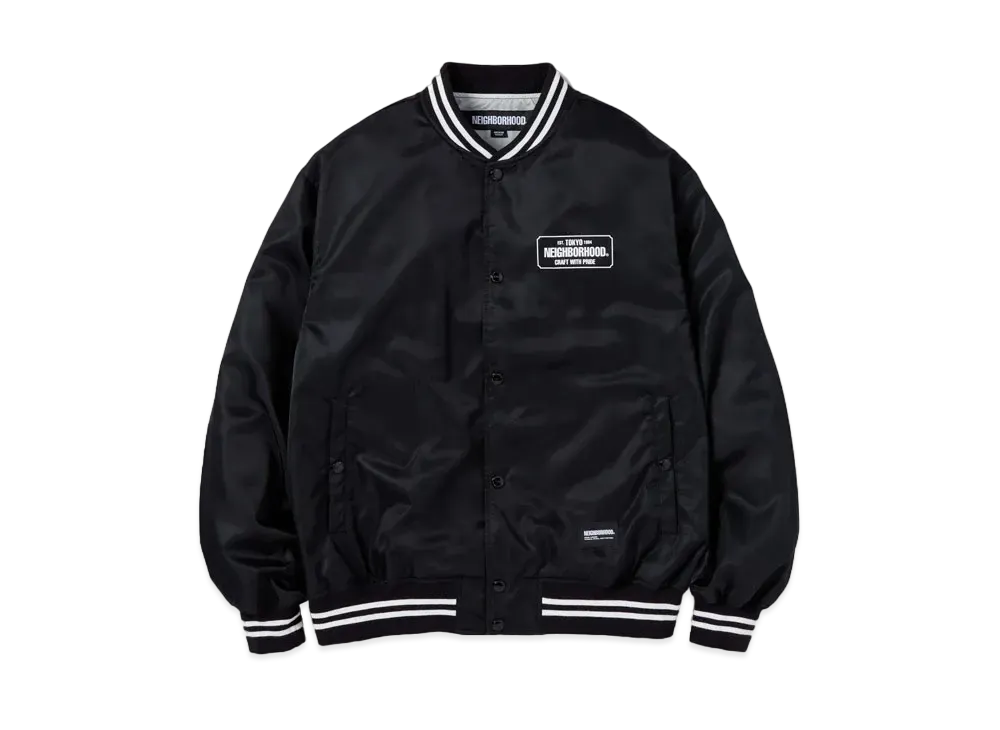 NEIGHBORHOOD Baseball Jacket "Black"