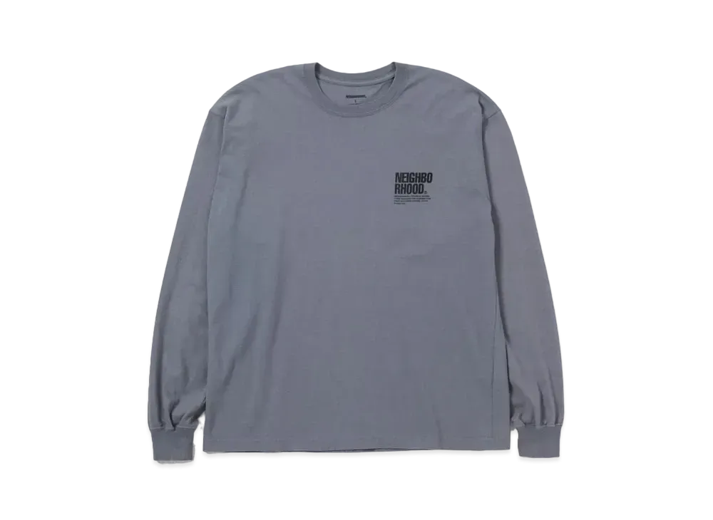 NEIGHBORHOOD NH . Tee LS-2 "Gray"