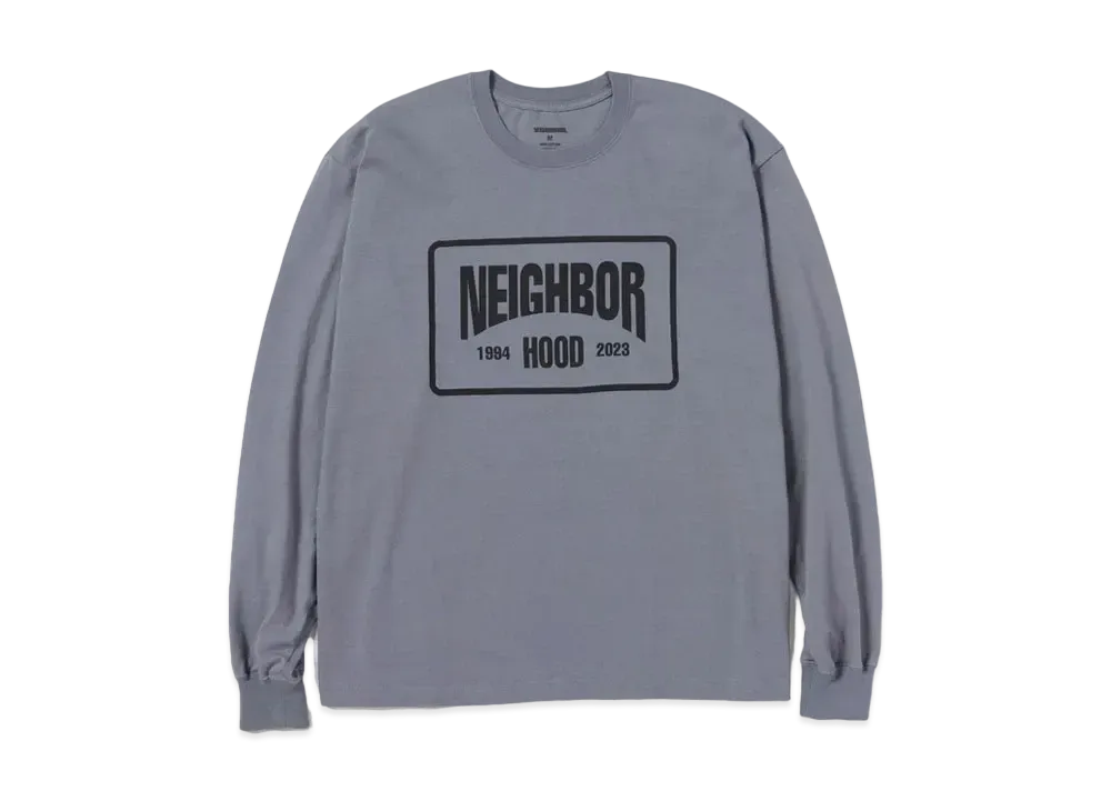 NEIGHBORHOOD NH . Tee LS-5 "Gray"