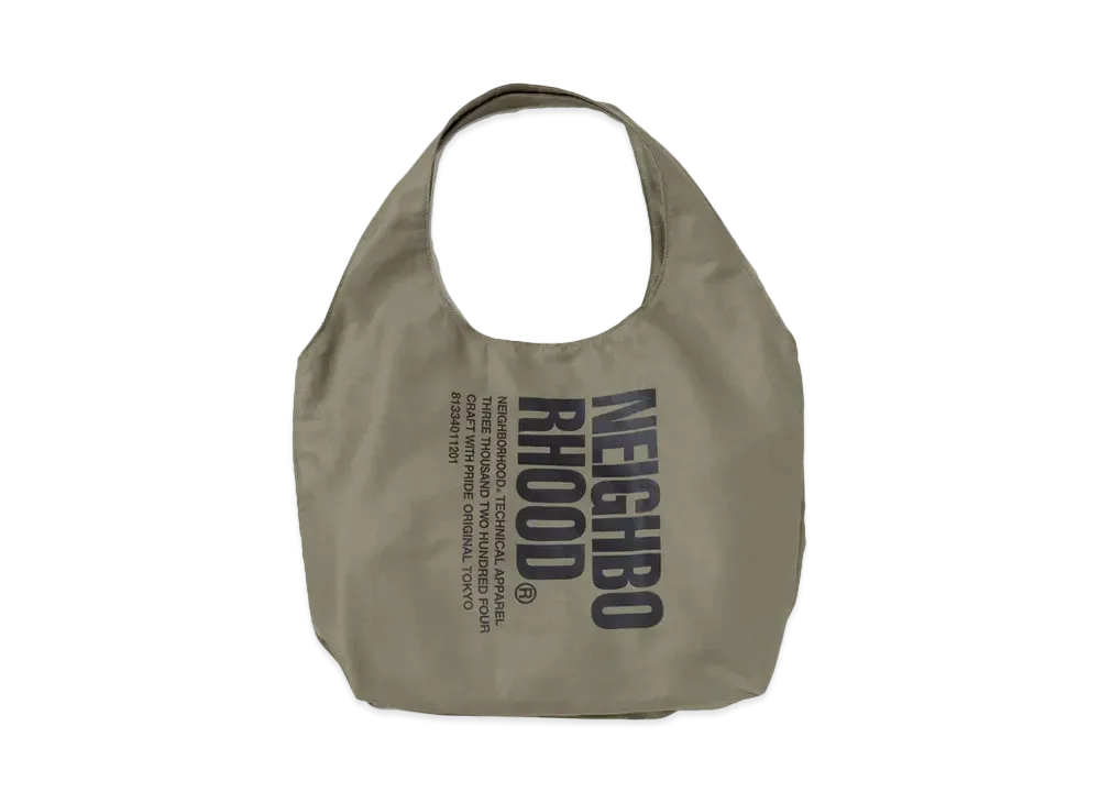 NEIGHBORHOOD ID Tote Bag-M "Olive Drab"