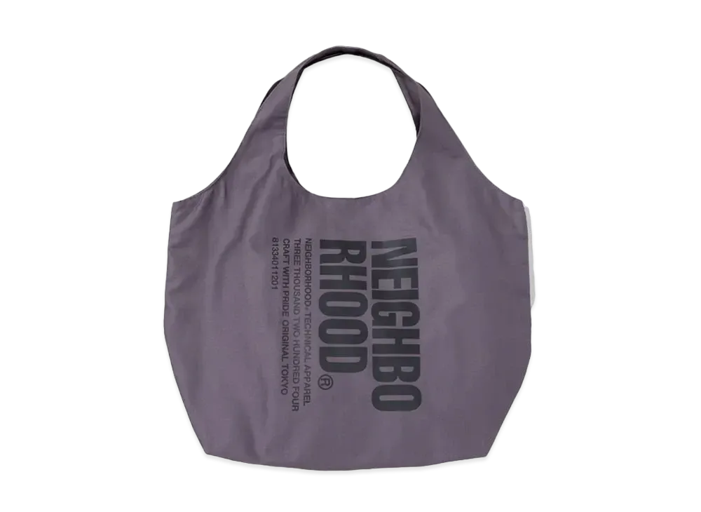 NEIGHBORHOOD ID Tote Bag-L "Gray"