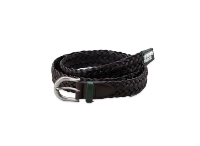 NEIGHBORHOOD Leather Mesh Belt "Brown"