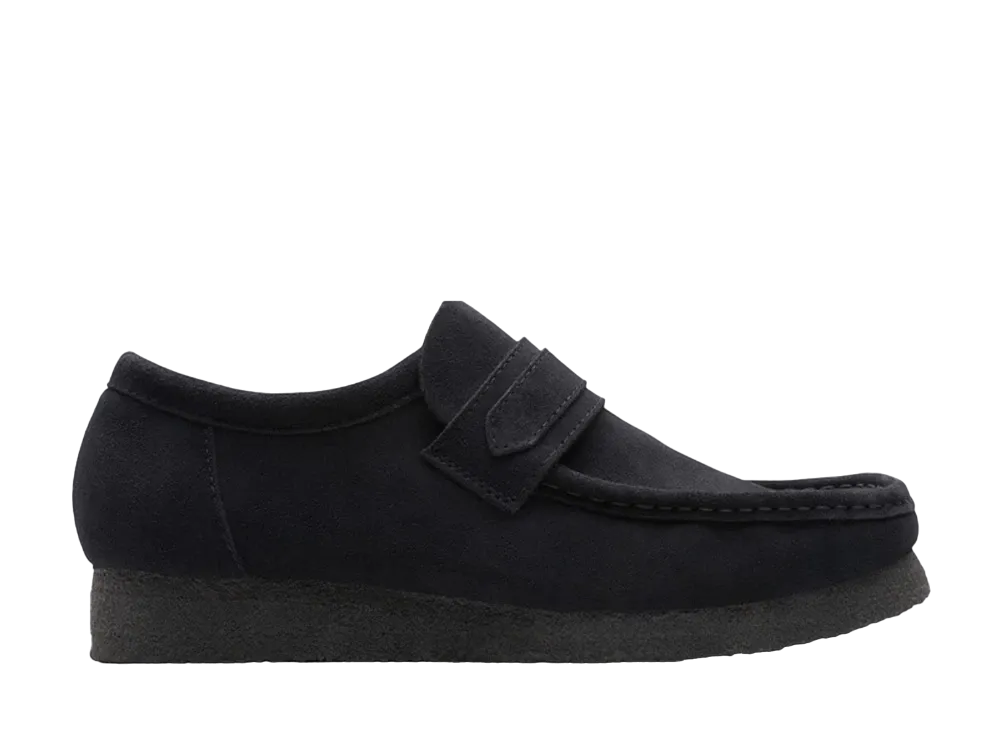 Clarks Wallabee Loafer "Black Sde"