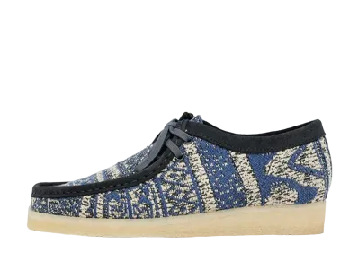 Clarks Wallabee "Blue Fabric"