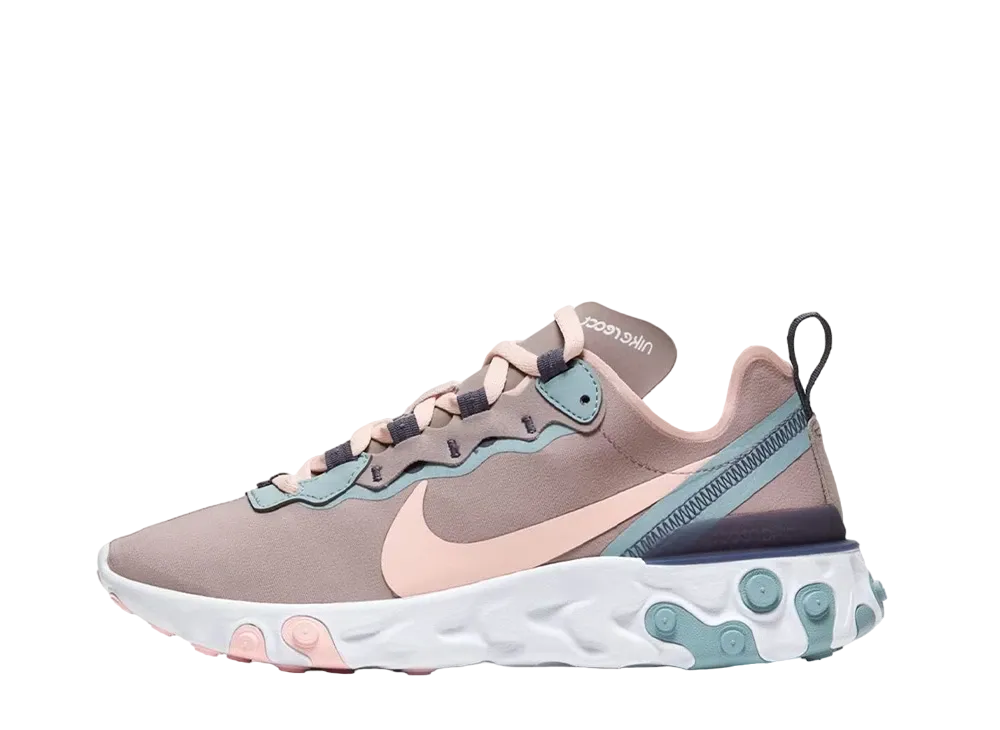 ナイキ ウィメンズ リアクト エレメント 55 "パミス/サンデッド パープル"