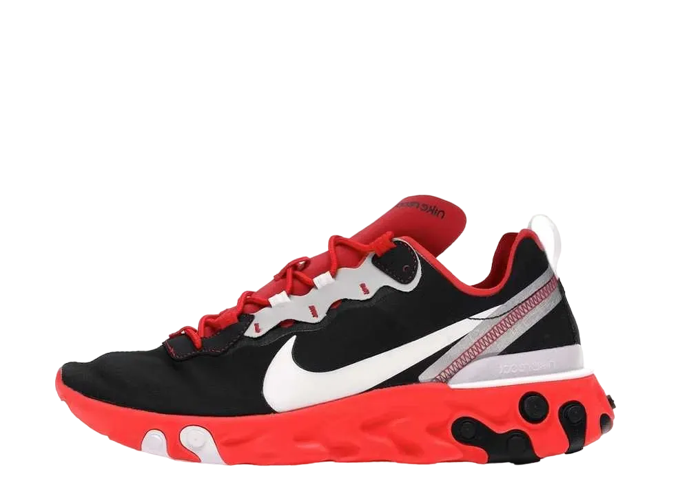 Nike React Element 55 "Black/White Red Orbit"