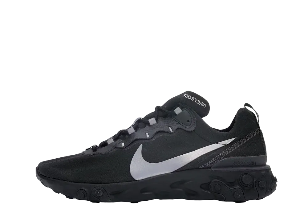 ナイキ リアクト エレメント 55 "ブラック リフレクト"