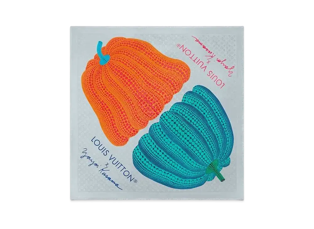 ルイ・ヴィトン × 草間彌生 LV × YK ショール・140 パンプキン☆☆ ルイ・ヴィトン × 草間彌生 LV × YK ショール・140 パンプキン - メルカリ