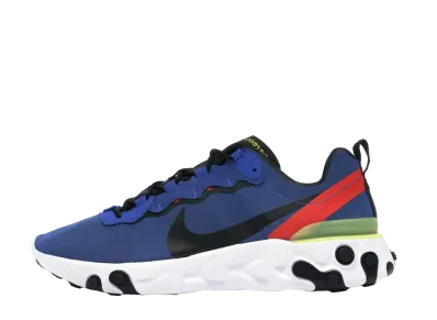 Nike React Element 55 "Game Royal/Dynamic Yellow/Habanero Red"