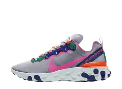 Nike Women's React Element 55 "Wolf Grey/Multi-Color"
