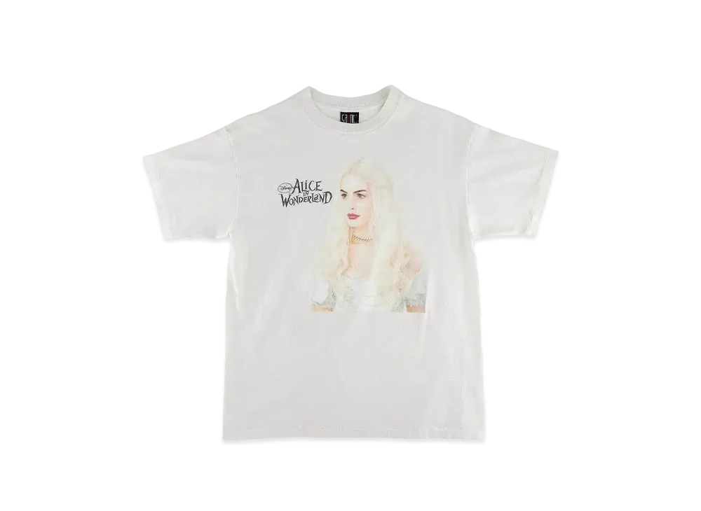 © SAINT Mxxxxxx x Disney Alice In Wonderland QN Short Sleeve T-shirt "White"