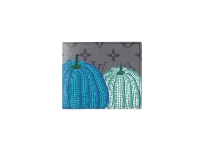 Louis Vuitton x Yayoi Kusama Marco Wallet Monogram Eclipse Reverse Pumpkin