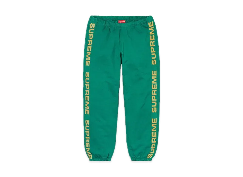 Supreme Metallic Rib Sweatpant "Light Pine"