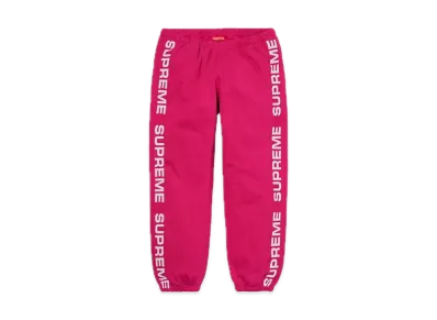 Supreme Metallic Rib Sweatpant "Fuchsia"