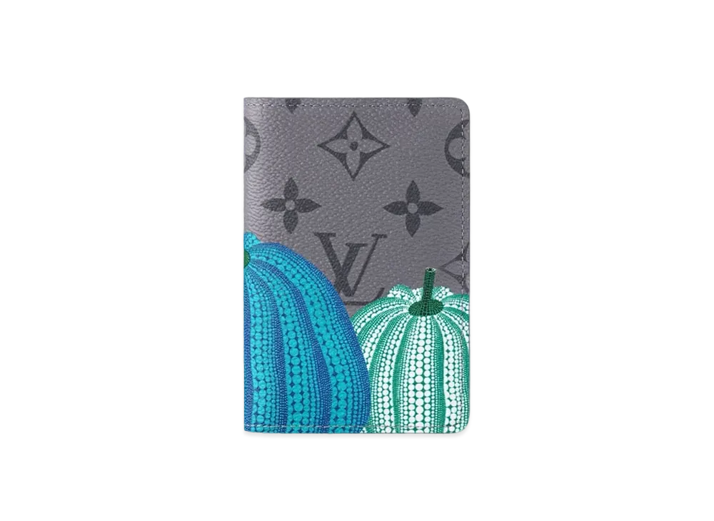 Louis Vuitton x Yayoi Kusama Pocket Organizer Monogram Eclipse Reverse Pumpkin