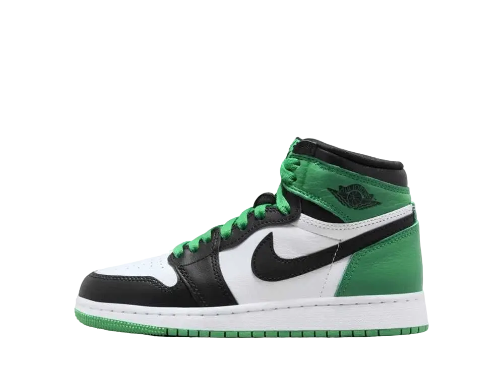 Nike GS Air Jordan 1 Retro High OG "Celtics/Black and Lucky Green" (2023)