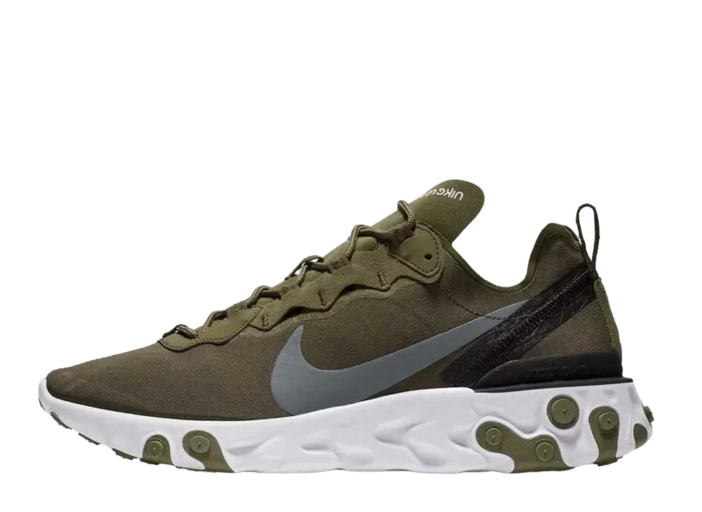 ナイキ リアクト エレメント 55 "ミディアム オリーブ"