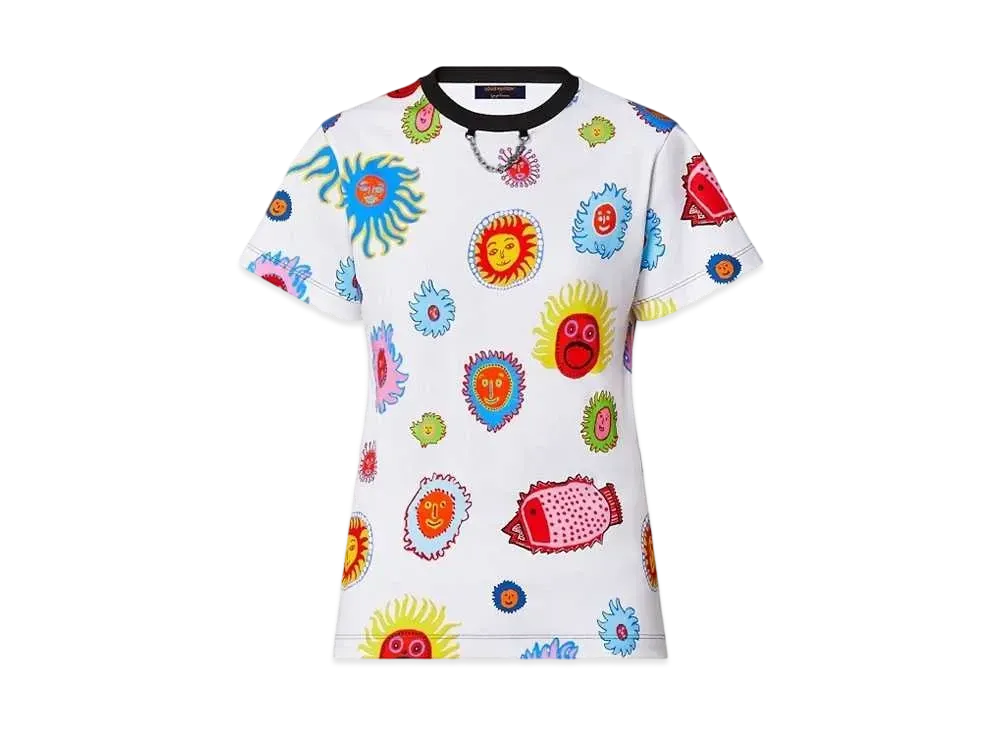 ルイヴィトン x 草間彌生 フェイスプリントTシャツ わが永遠の魂 