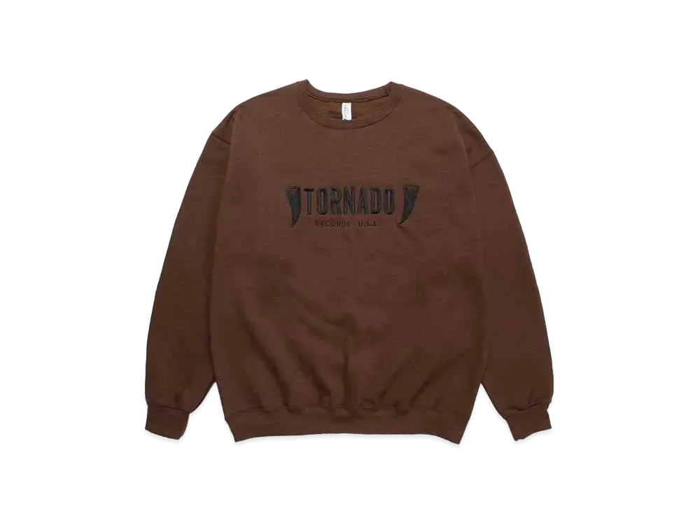 WACKO MARIA Crew Neck Sweat Shirt #1 "Brown"